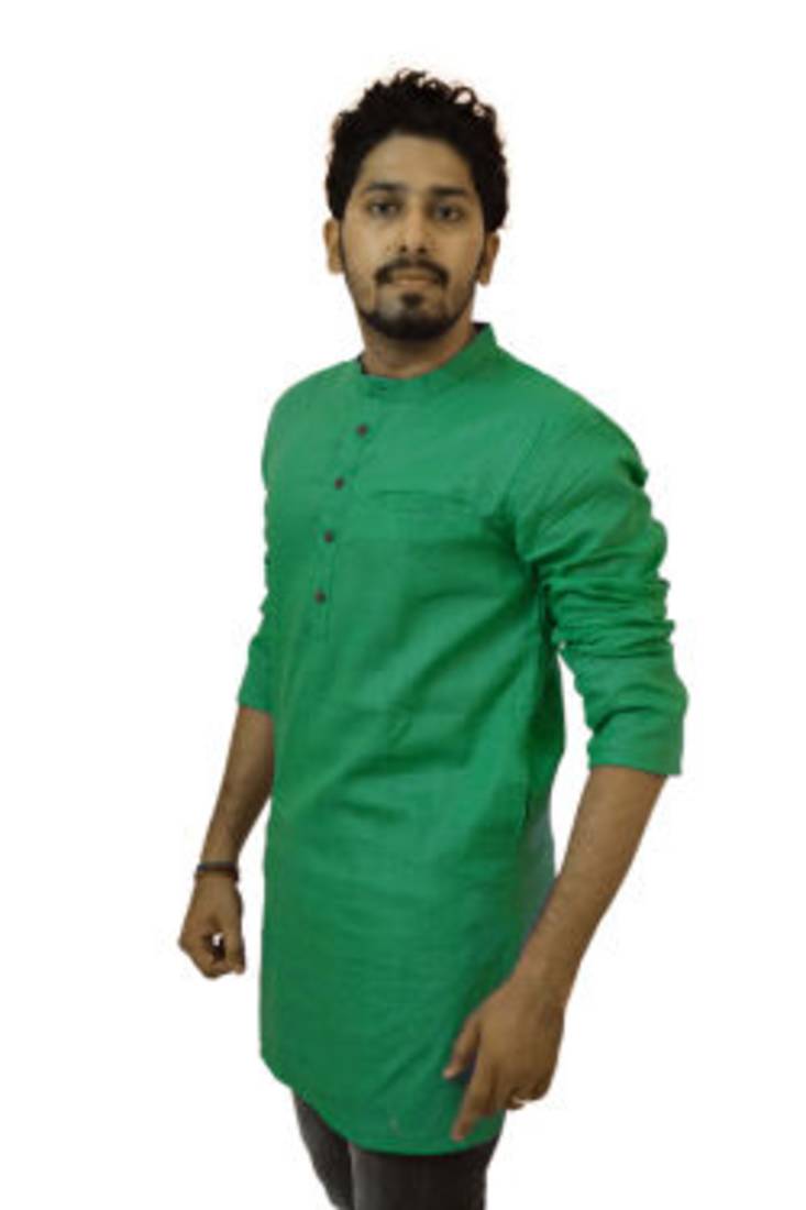 kurta in green colour