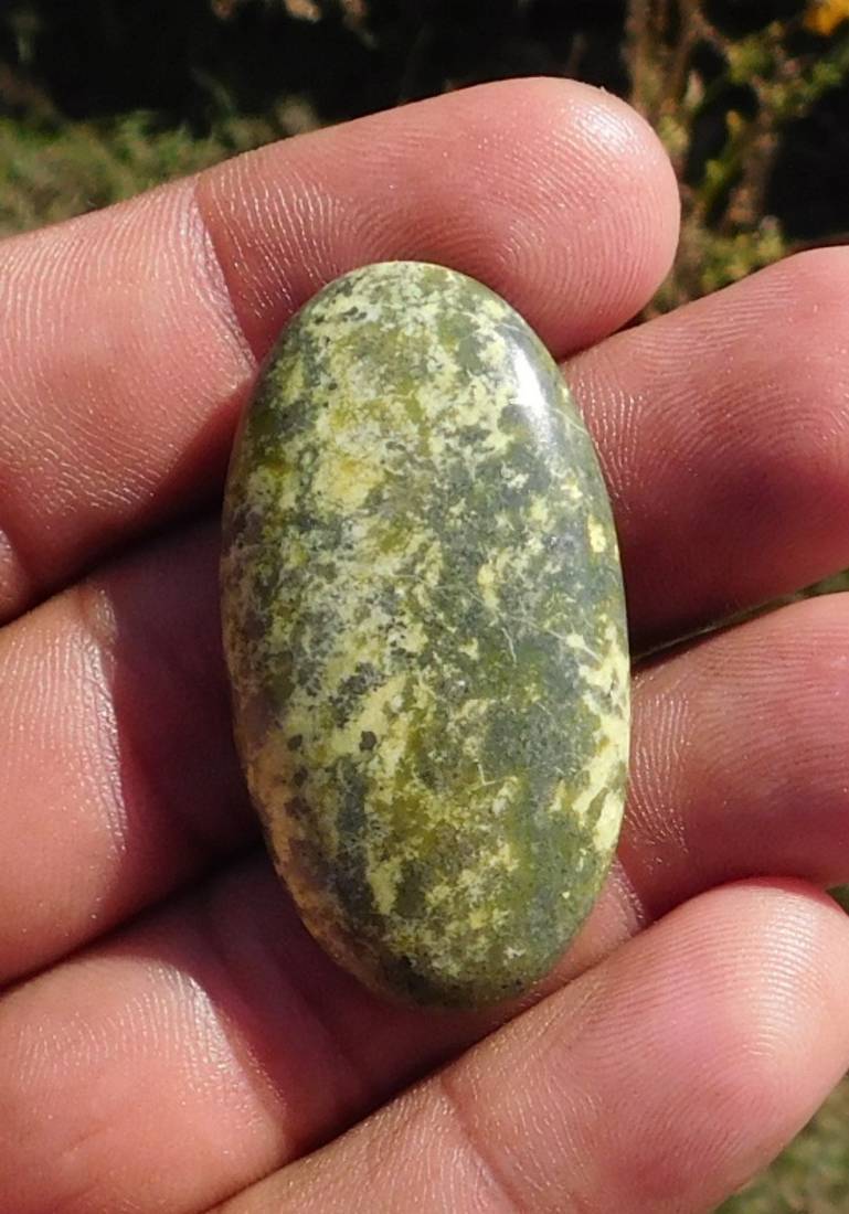 55.1cts fab a marvelous lemon jade 42x22x6mm loose gemstone ANSHUMART
