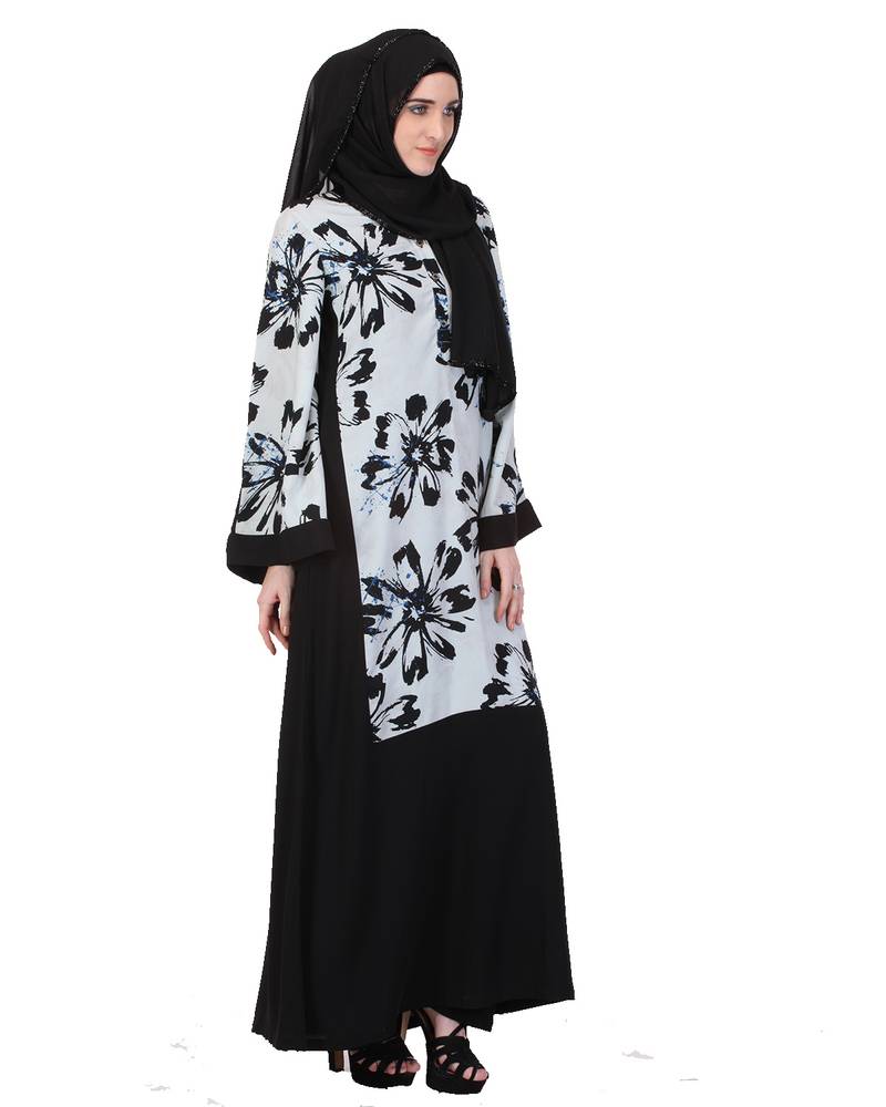 Mint green heather moss stitched abaya Modest Forever 2418868