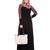 Black heather moss stitched abaya