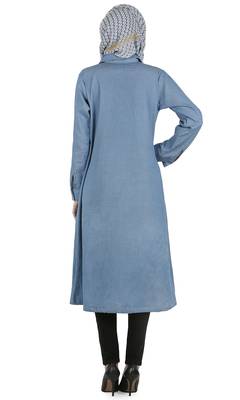 Blue denim stitched dresses 3