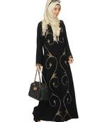 Modest Forever  Black premium polyester stitched abaya