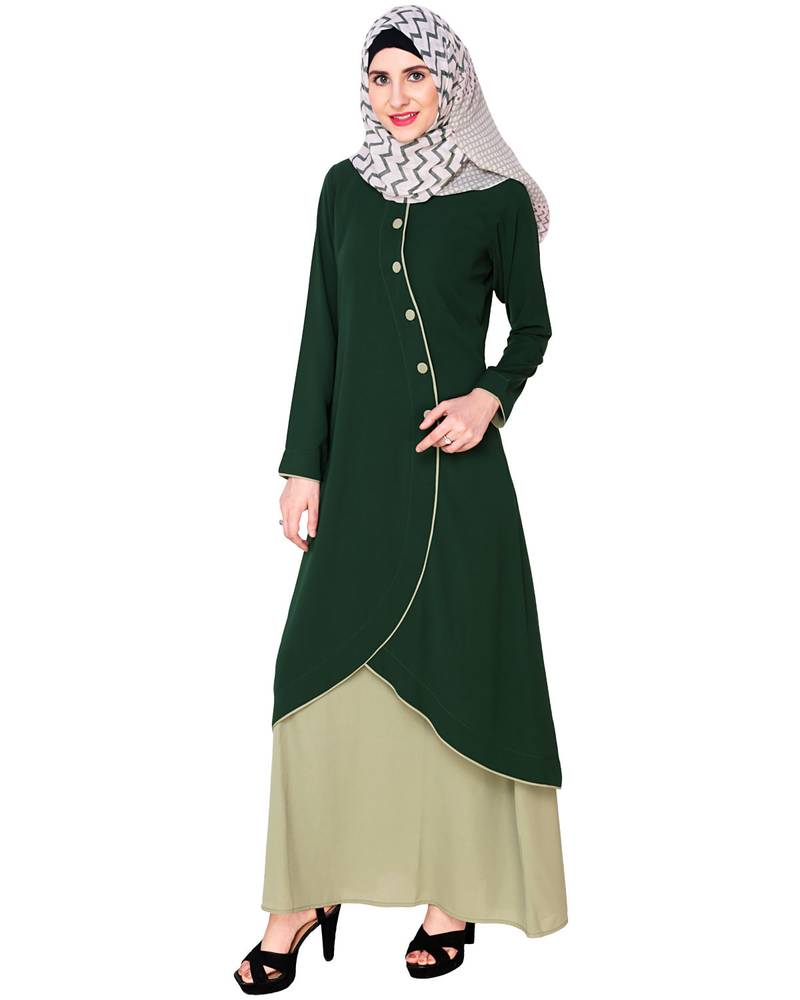 Modest Forever  Multi colour premium nida stitched abaya