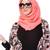 Soft sorbet peach casual viscose hijab