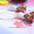 Red meenakari earrings
