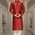 Maroon Dupion Kurta Pajama