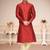 Indian Poshakh Maroon Doby Dupion Kurta Pajama