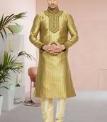 Indian Poshakh Antique Art Silk Kurta Pajama