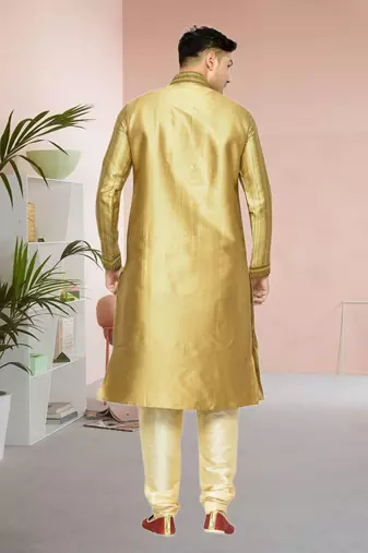 Indian Poshakh Antique Art Silk Kurta Pajama