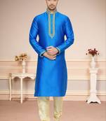 Indian Poshakh Feerozy Dupion Kurta Pajama