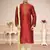 Maroon Dupion Kurta Pajama