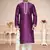 Purple Dupion Kurta Pajama