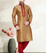 Chocolate Art Dupion Kurta Pajama