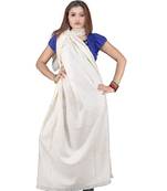 Stylish Embroidery Pure Kashmiri Warm White Shawl