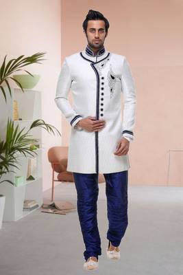 Off White Broket Kurta Pajama 1