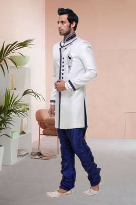Off White Broket Kurta Pajama 2