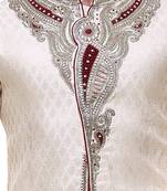 Indian Poshakh Gold Broket Kurta Pajama