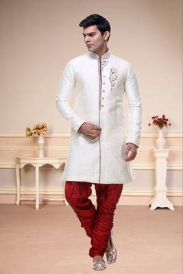 Indian Poshakh Gold Broket Kurta Pajama 2