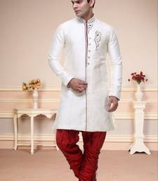 Indian Poshakh Gold Broket Kurta Pajama