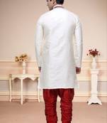 Indian Poshakh Gold Broket Kurta Pajama