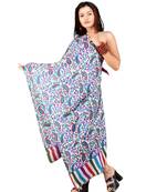 Colorful Paisley Designs Reversible Kashmiri Stole