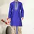 Indian Poshakh Royal Blue Bangalore Silk Kurta Pajama
