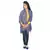 Multi Colour Stripes Pattern Reversible Silk Stole