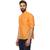 Solid Orange Colour Roll Up Short Kurta