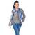 Circles N Chequered Style Reversible Silk Stole