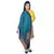 Leafy Floral Jaal Design Green Kashmiri Silk Stole