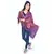 Paisley Design Pink N Purple Reversible Silk Stole