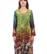 Multi Colour Georgette Digital Printed Pakistani Kurti