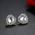 Grey cubic zirconia earrings