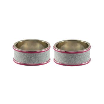 White Plain Metal Bangle 1