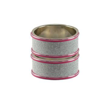 White Plain Metal Bangle 2