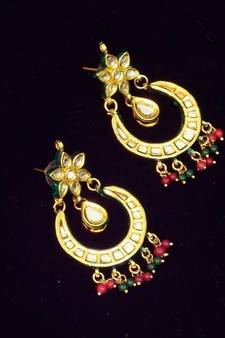 Chand Kundan Bali Dangler