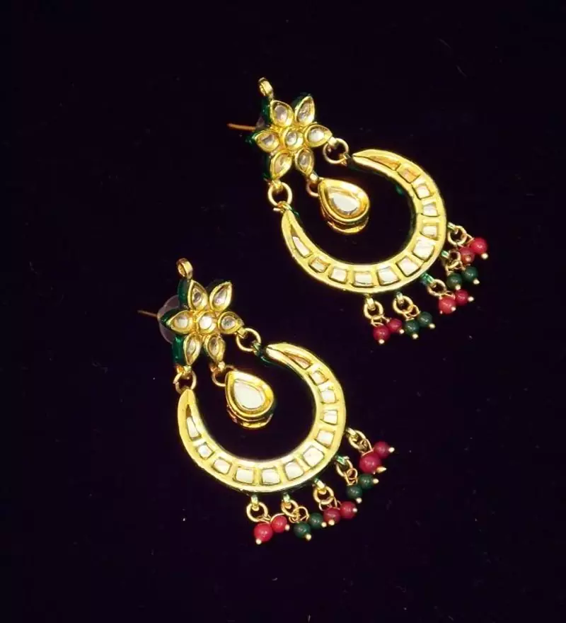 Chand Kundan Bali Dangler