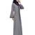 Modest Forever  Grey stitched Abaya Withembroidery