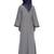 Modest Forever  Grey stitched Abaya Withembroidery