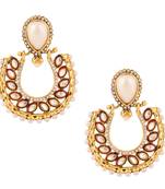 White cubic zirconia earrings