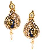 White cubic zirconia earrings