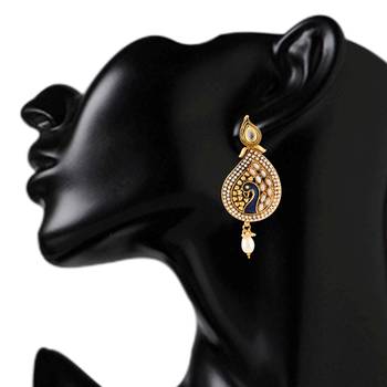 White cubic zirconia earrings 3