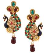 Multicolor cubic zirconia earrings