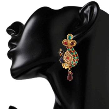 Multicolor cubic zirconia earrings 3