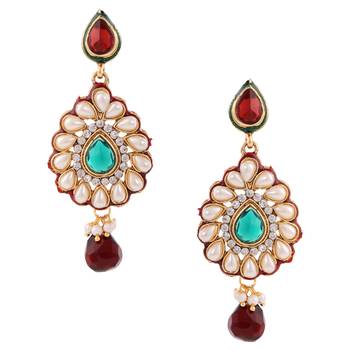 Multicolor cubic zirconia earrings 1