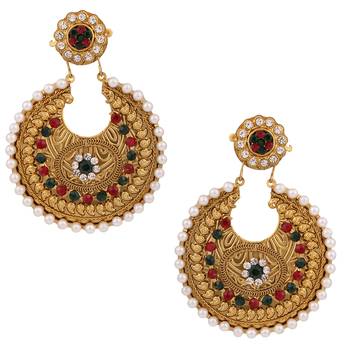 Multicolor cubic zirconia earrings 1