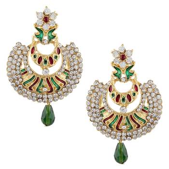 Multicolor cubic zirconia earrings 1