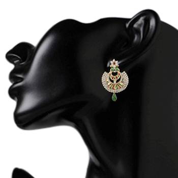 Multicolor cubic zirconia earrings 3