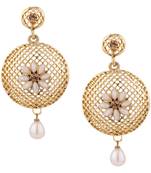 White cubic zirconia earrings