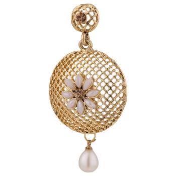 White cubic zirconia earrings 2